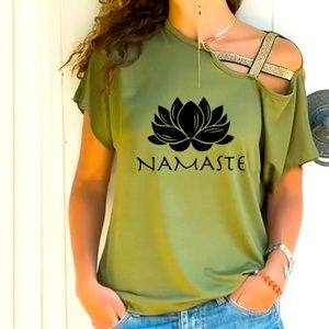 Namaste cross bandage top - Size S & L